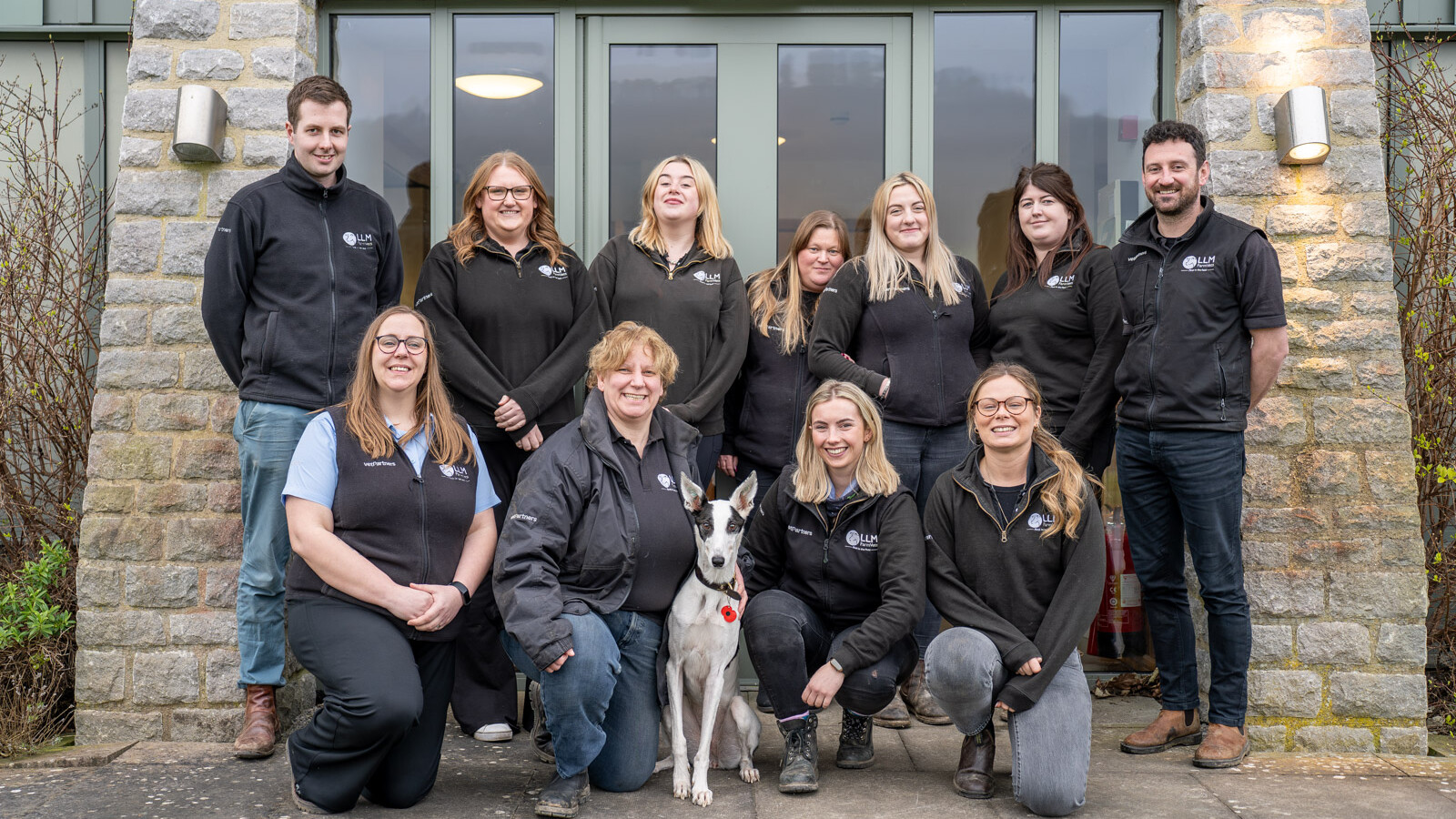 Group photography in natural light outdoors